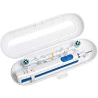 Estuche de viaje para cepillo de dientes eléctrico compatible con Oral B cepillo de dientes eléctrico-blanco